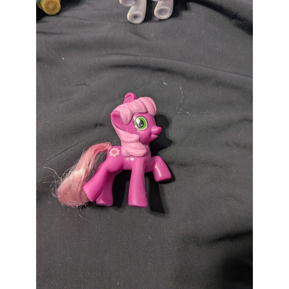 My Little Pony Cheerilee G4 Brushable Figure Hasbro 2010 Pink Pony Green Eyes...